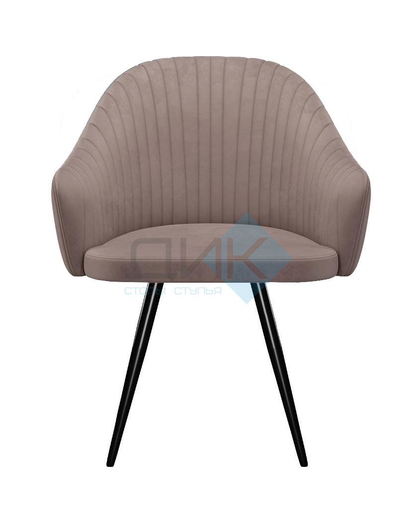 Стул DikLine 439 поворотный, C43 капучино, ножки черные