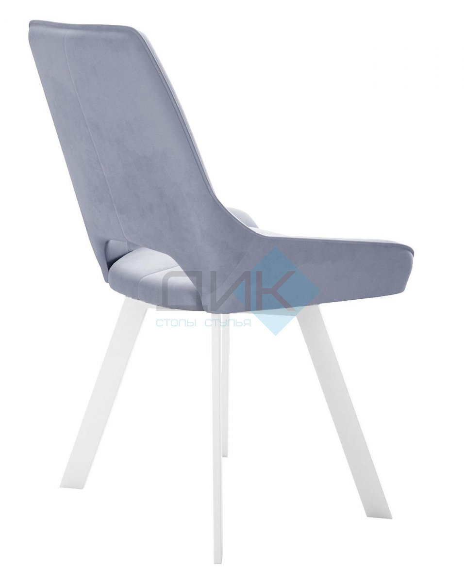 Стул DikLine 268 Z46 перламутр, ножки белые