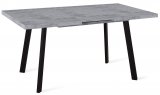Стол Dikline HB140 Бетон (ЛДСП EGGER)/опоры черные