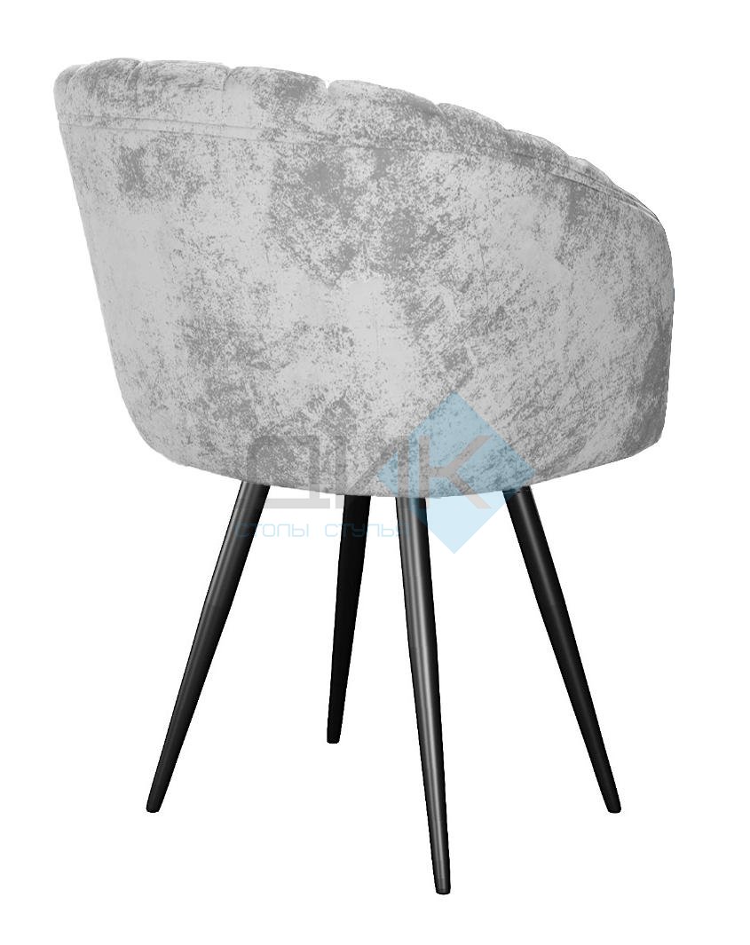 Стул DikLine 442 поворотный, M13 светло-серый, ножки черные