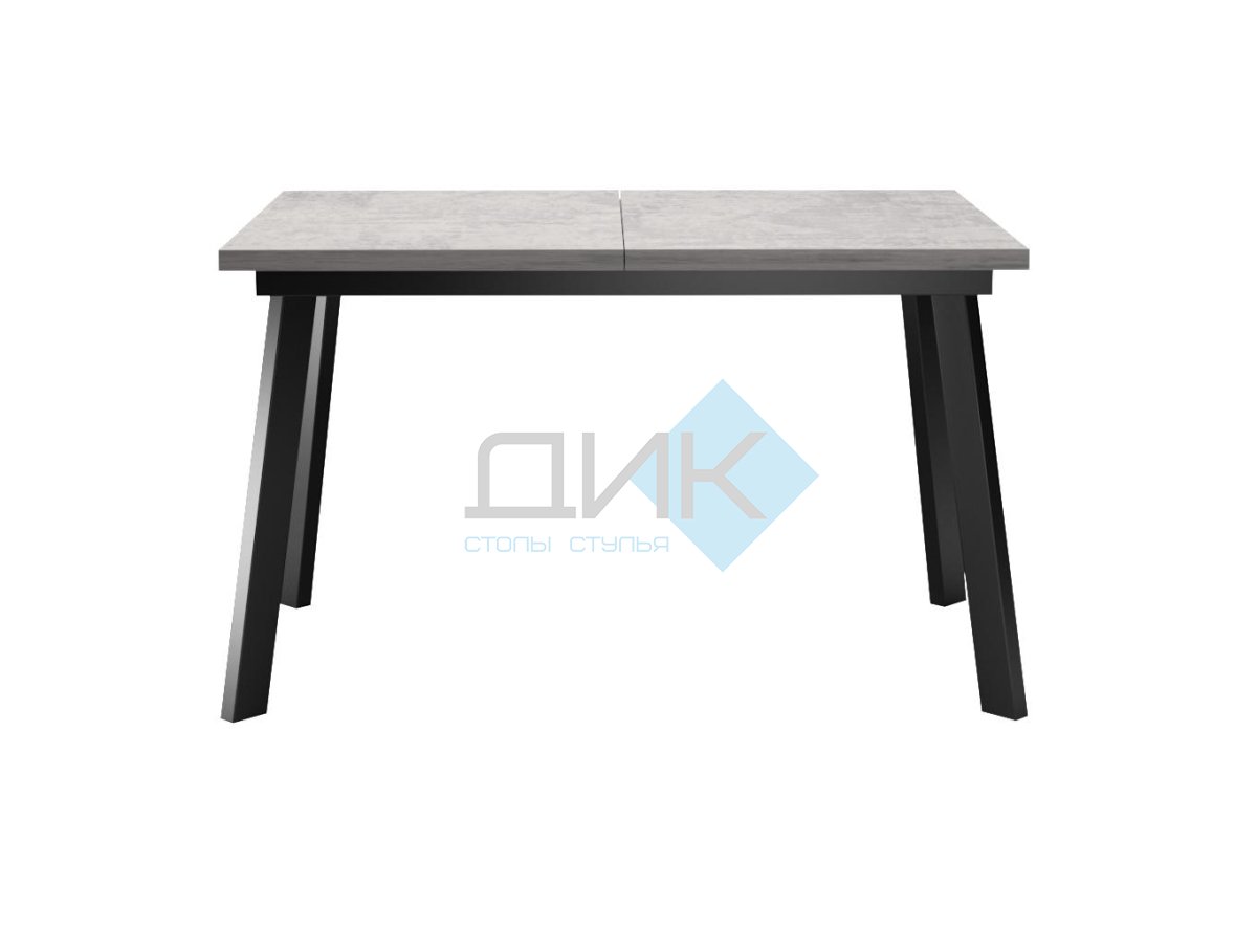 Стол DikLine HB120 Бетон (ЛДСП EGGER)/опоры черные