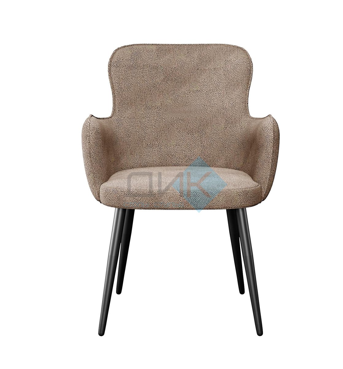 Стул DikLine 503 поворотный SB4 бежевый, ножки черные