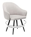 Стул DikLine 439 поворотный, C103 крем, ножки черные