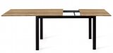 Стол Dikline L110 Дуб Галифакс (ЛДСП EGGER)/Опоры черный
