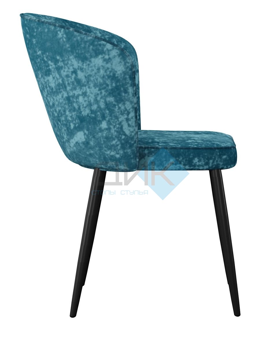 Стул DikLine 347 M19 бирюза, ножки черные