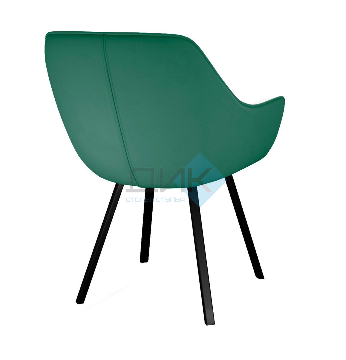 Стул DikLine 252 М поворотный, Z39 авокадо, ножки черные