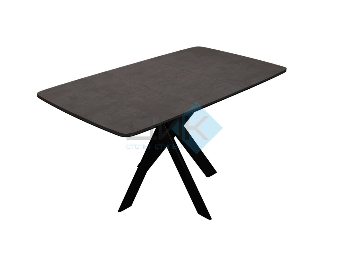 Стол DikLine DB110 Хромикс бронза/опоры черные