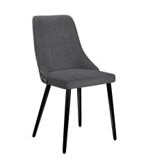 Стул DikLine 286 SB5/A3 серый, ножки черные