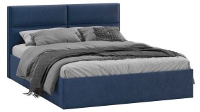 Глосс Кровать  без ПМ велюр Wellmart blue