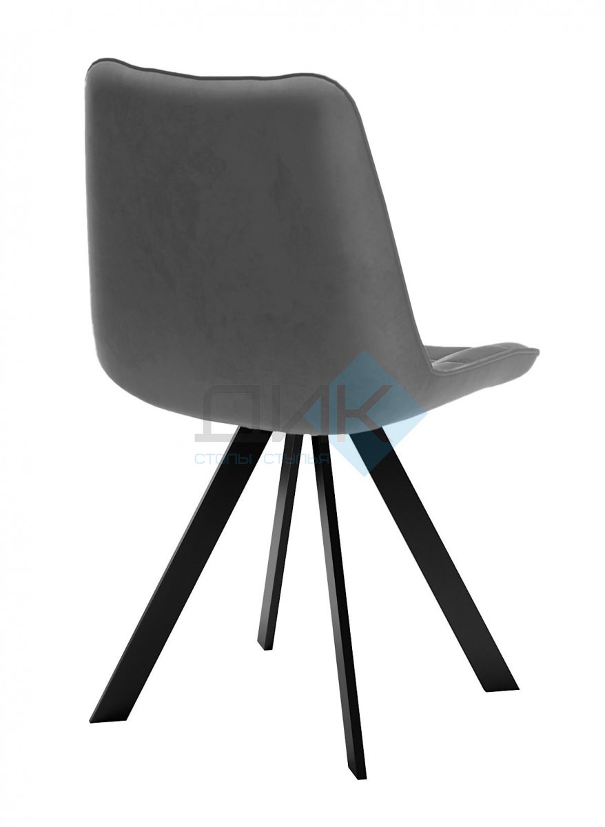 Стул DikLine 229 поворотный, B28 ANTRACITE, ножки черные