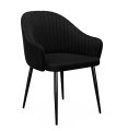 Стул DikLine 440 K21 черный, ножки черные