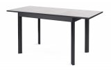 Стол DikLine L110 хромикс белый/ опоры черные