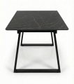 Стол DikLine DZ160 Камень Пьетра Гриджиа чёрный/черные (2 уп.)
