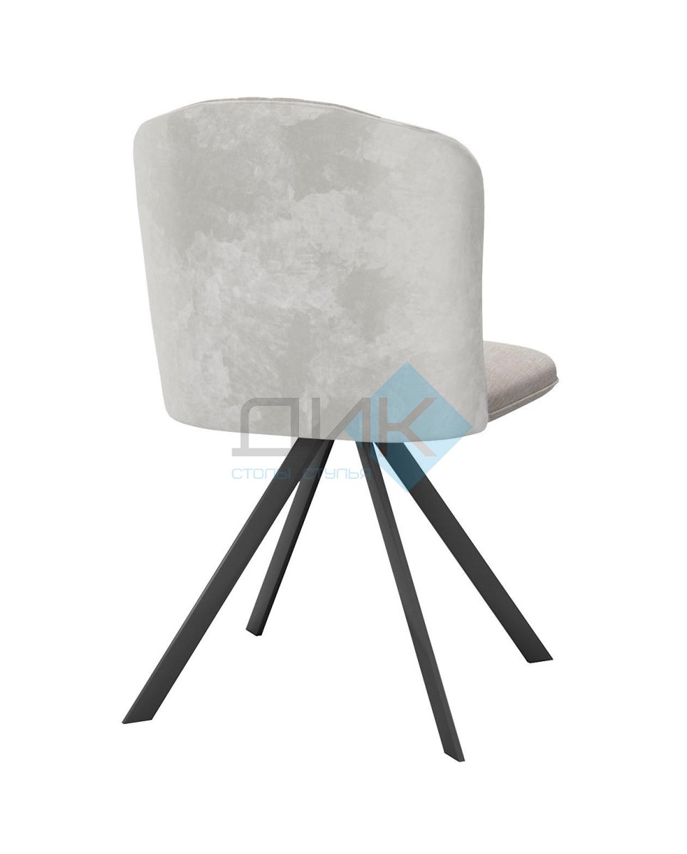 Стул DikLine 299 поворотный NS04 CREAM/C103 крем, ножки черные