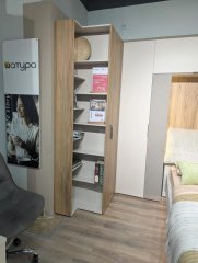 Стеллаж Сохо беж Образец в салоне ТЦ Комод