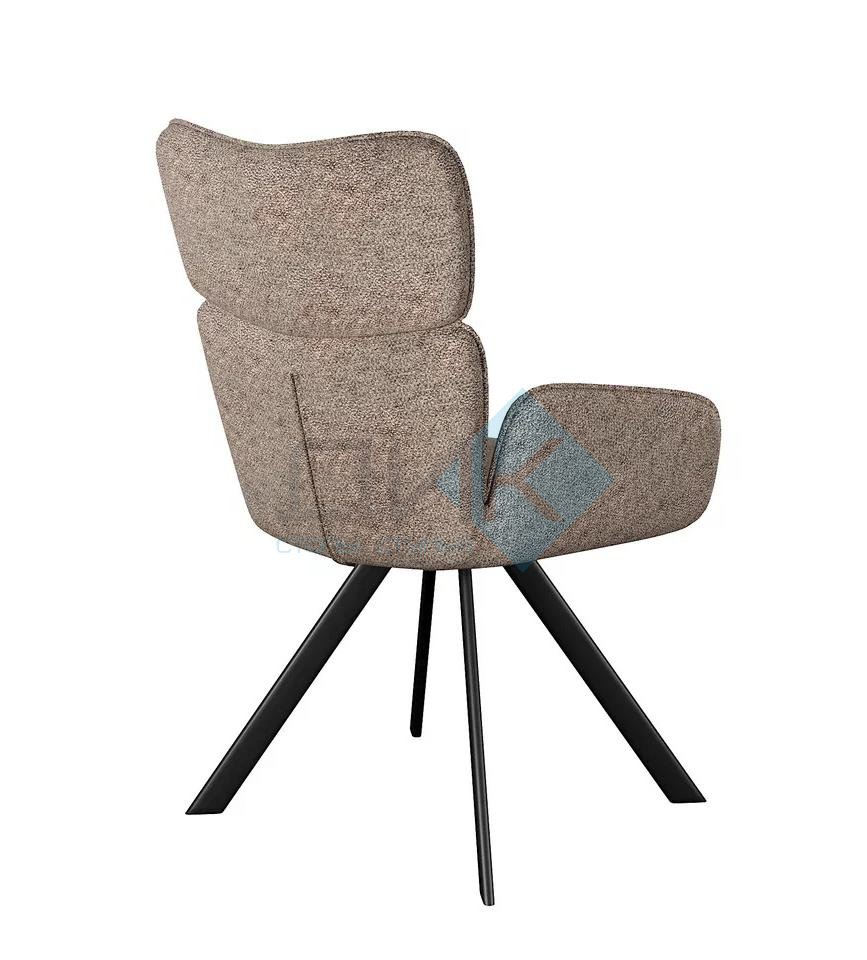 Стул DikLine 501 поворотный NS05 CAPPUCCINO, ножки черные