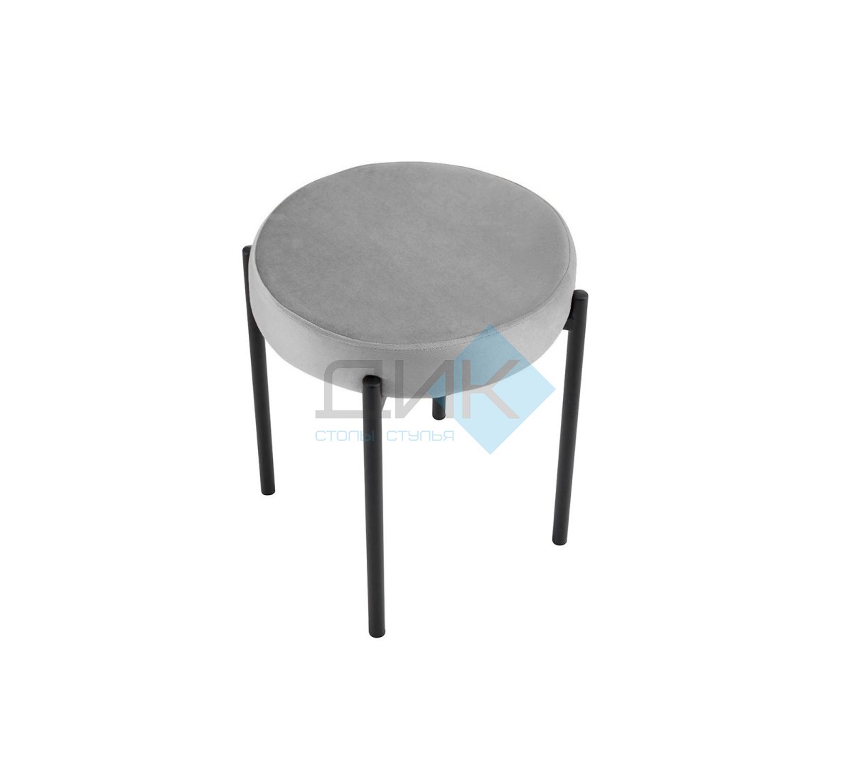 Табурет M DikLine, B22 GREY, ножки черные