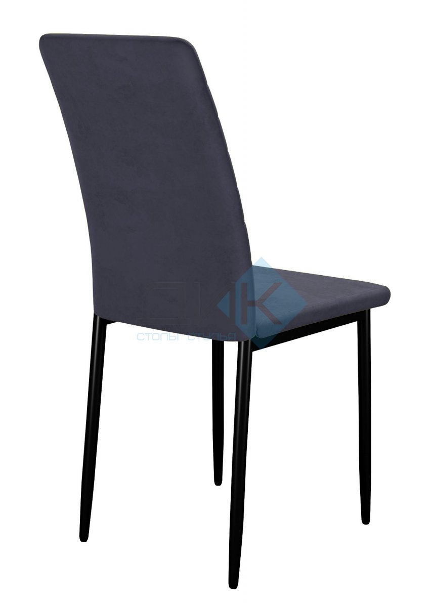 Стул DikLine ТЕКС каркас черный/ B28 ANTRACITE