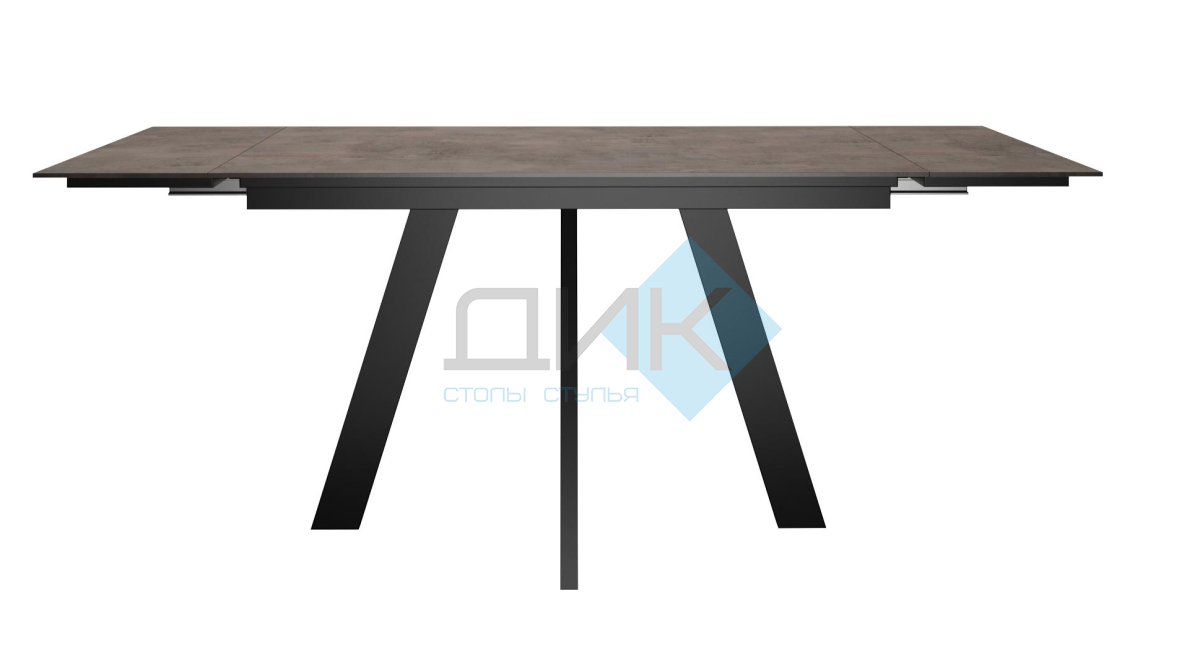 Стол DikLine DM120 Хромикс бронза/опоры черные