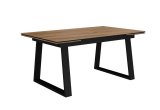 Стол DikLine DZ200 Дуб Галифакс/черный (2 уп.)