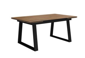 Стол DikLine DZ200 Дуб Галифакс/черный (2 уп.)