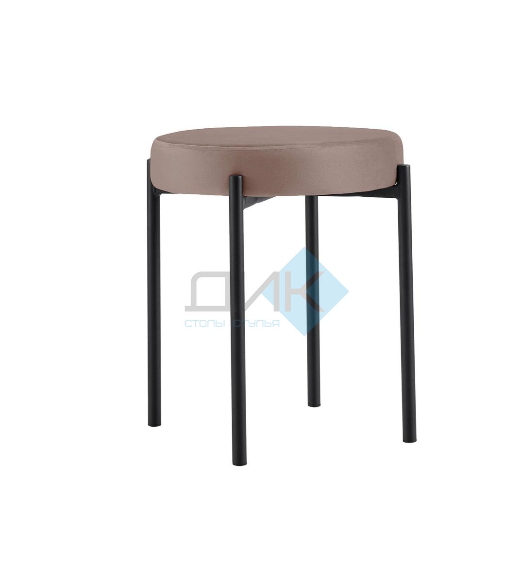 Табурет M DikLine, B5 LATTE, ножки черные