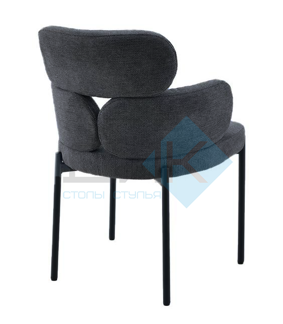 Стул DikLine 1311 т.к Серая UF925-12, опоры черные