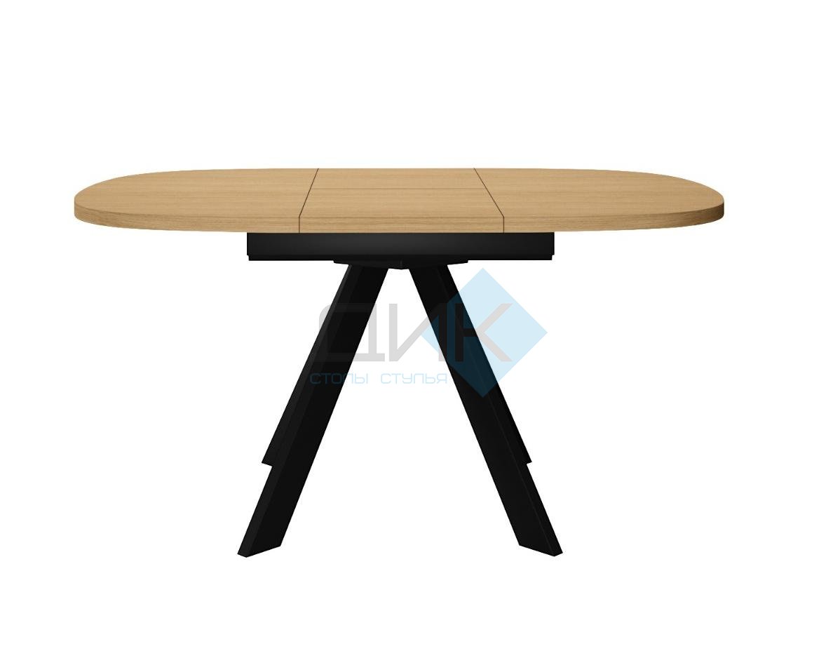 Стол DikLine B110 Дуб Каселла натуральный/опоры черные