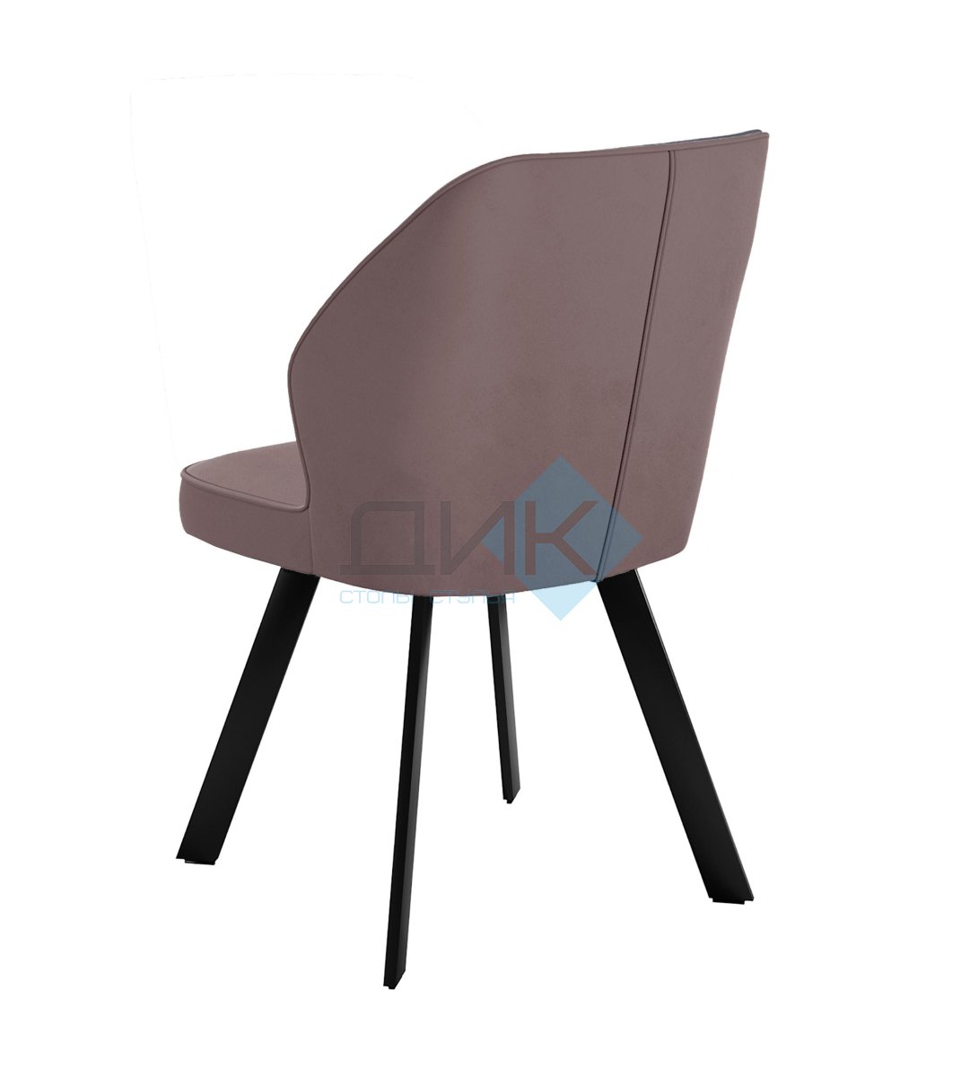 Стул DikLine 232 поворотный B5 LATTE, ножки черные