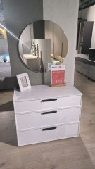 Комод RIMINI белый с зеркалом Образец в салоне ТЦ Авеню