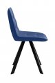 Стул DikLine 229 поворотный, B8 BLUE, ножки черные