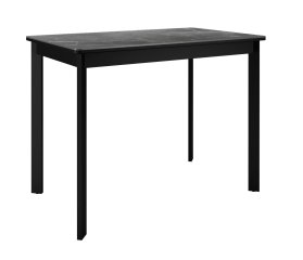 Стол DikLine LK90 Керамика Черный мрамор/подстолье черное/опоры черные
