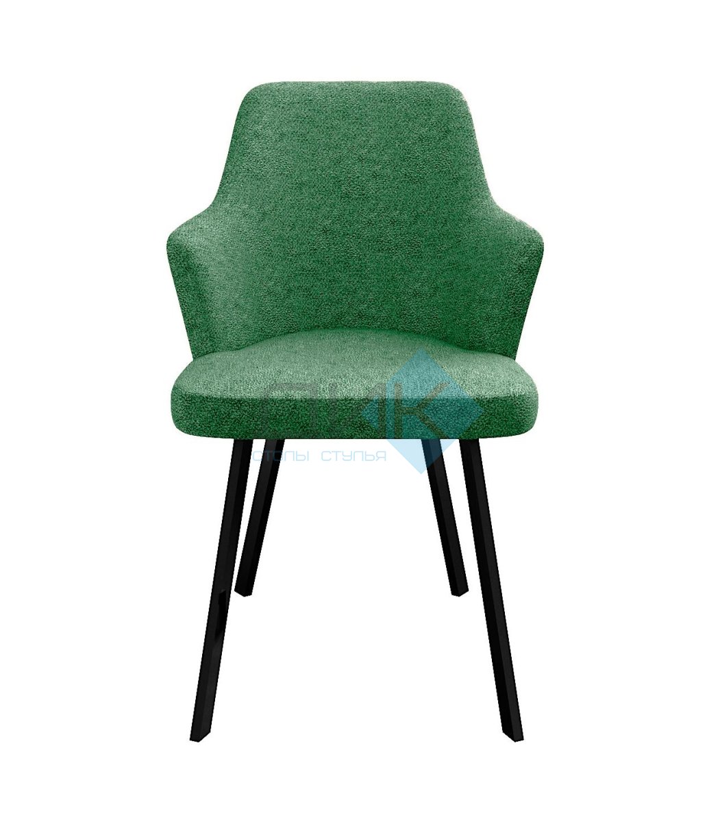 Стул DikLine 235 поворотный, NS Pine зеленый, ножки черные