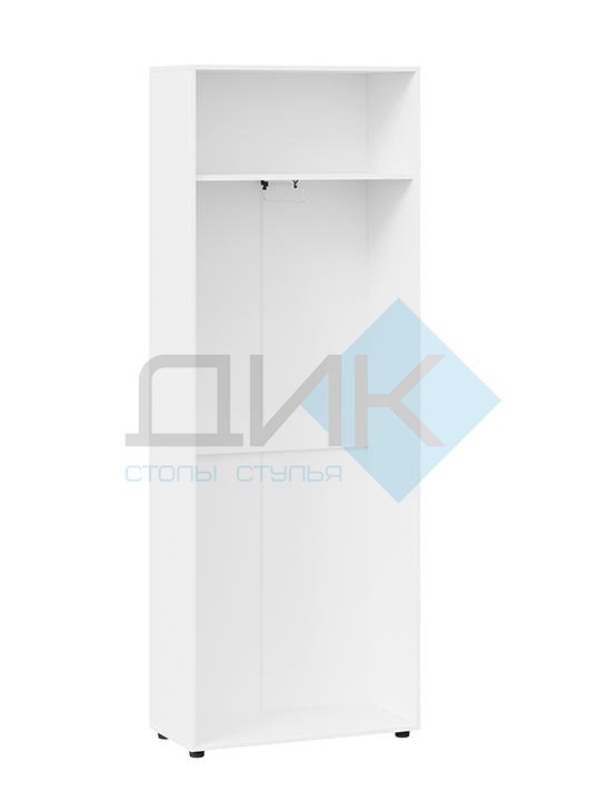 Витра шкаф комбинированный тип 1 (белый ясень)
