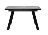 Стол DikLine DKL140 Керамика Серый мрамор/опоры черные (2 уп.)