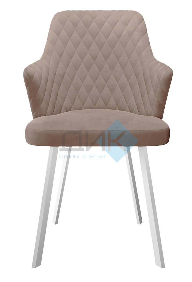 Стул DikLine 345 K4 капучино, ножки белые