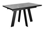 Стол DikLine SKM110 Керамика Серый мрамор/опоры черные