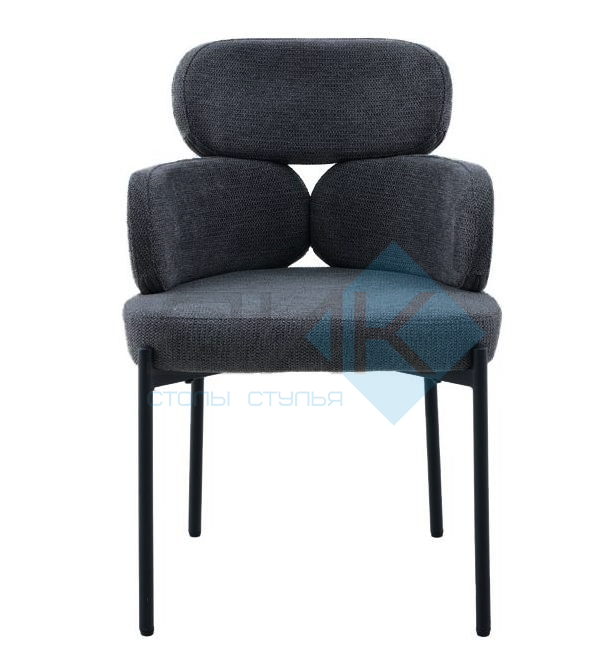 Стул DikLine 1311 т.к Серая UF925-12, опоры черные