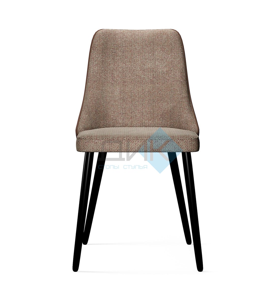 Стул DikLine 286 SB4/A2 бежевый, ножки черные