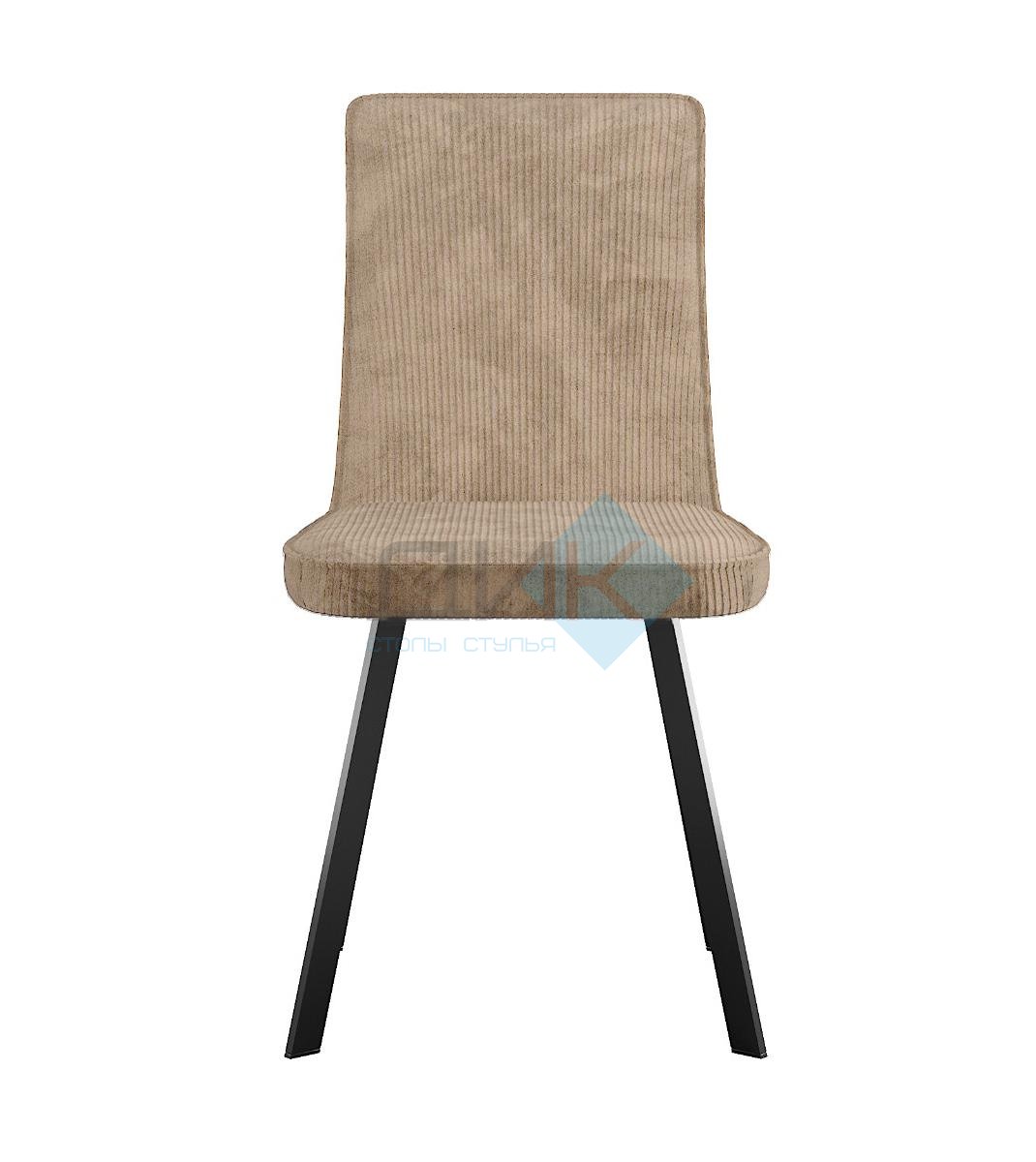 Стул DikLine 208 AN18 бежевый, ножки черные