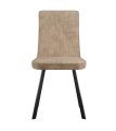 Стул DikLine 208 AN18 бежевый, ножки черные
