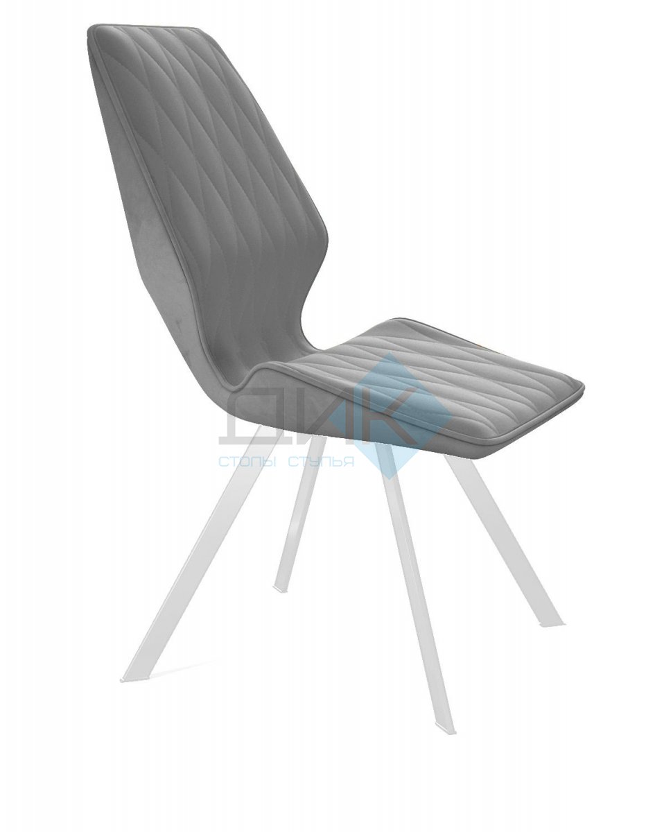 Стул DikLine 242M B22 GREY/ ножки белые
