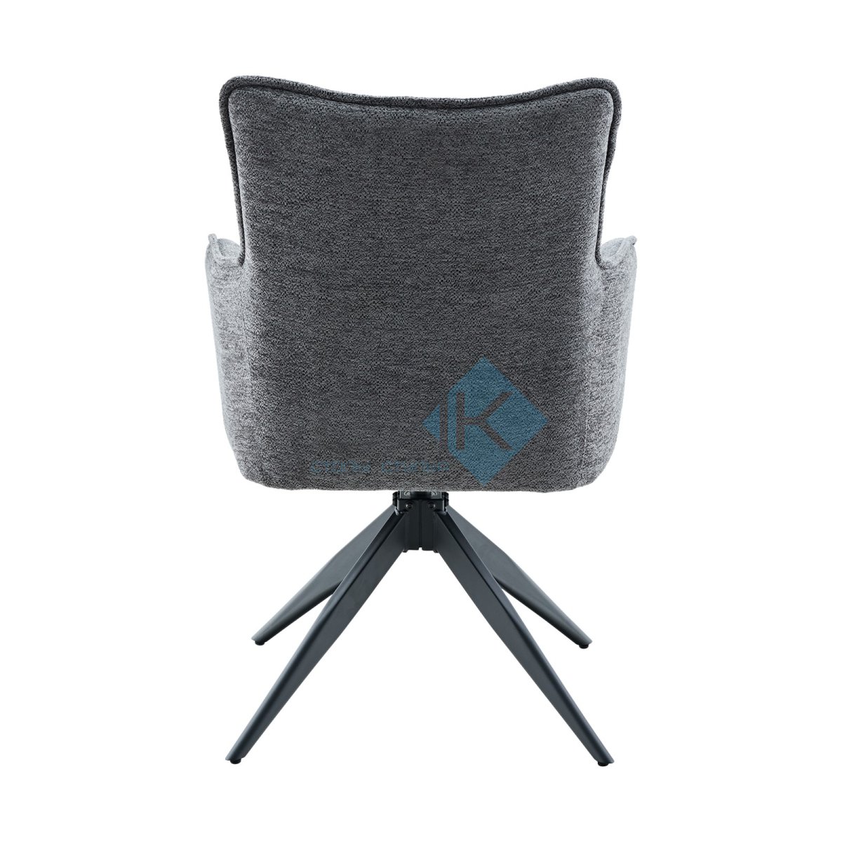 Стул DikLine 6826 т.к Серая Raven 15, опоры черные