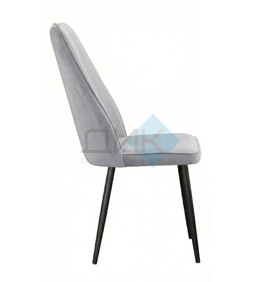 Стул DikLine 327 поворотный B22 GREY, ножки черные