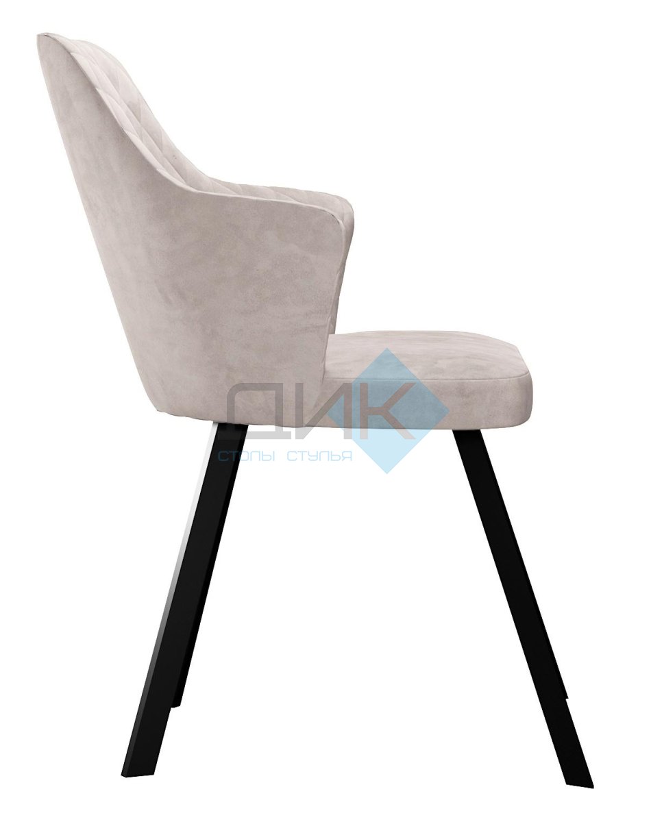 Стул DikLine 345 C103 крем, ножки черные