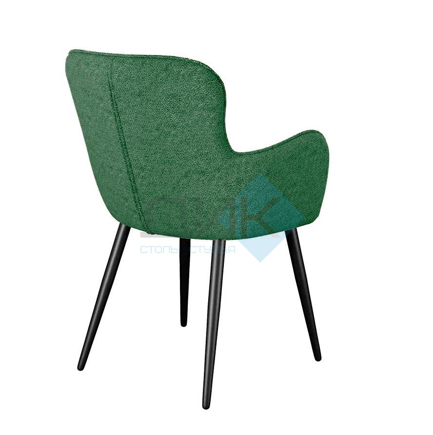 Стул DikLine 503 поворотный NS Pine зеленый, ножки черные