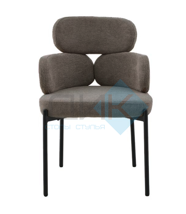 Стул DikLine 1311 т.к Темно-бежевая UF925-3, опоры черные