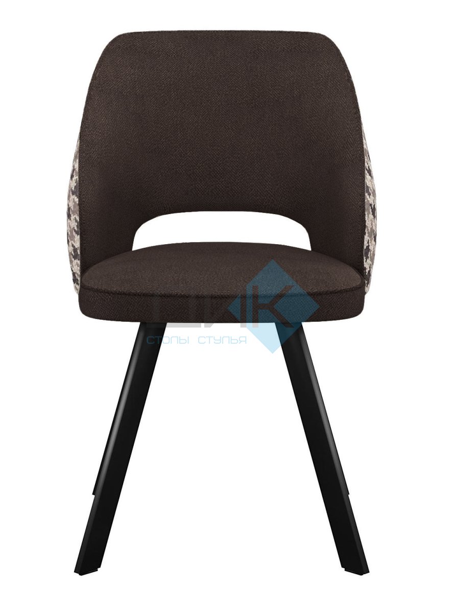 Стул DikLine 274 поворотный SB3/A2 шоколад, ножки черные