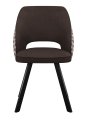 Стул DikLine 274 поворотный SB3/A2 шоколад, ножки черные