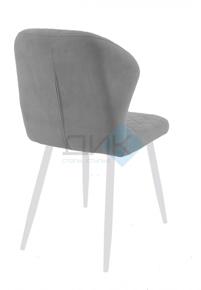 Стул DikLine 239М B22 GREY, ножки белые